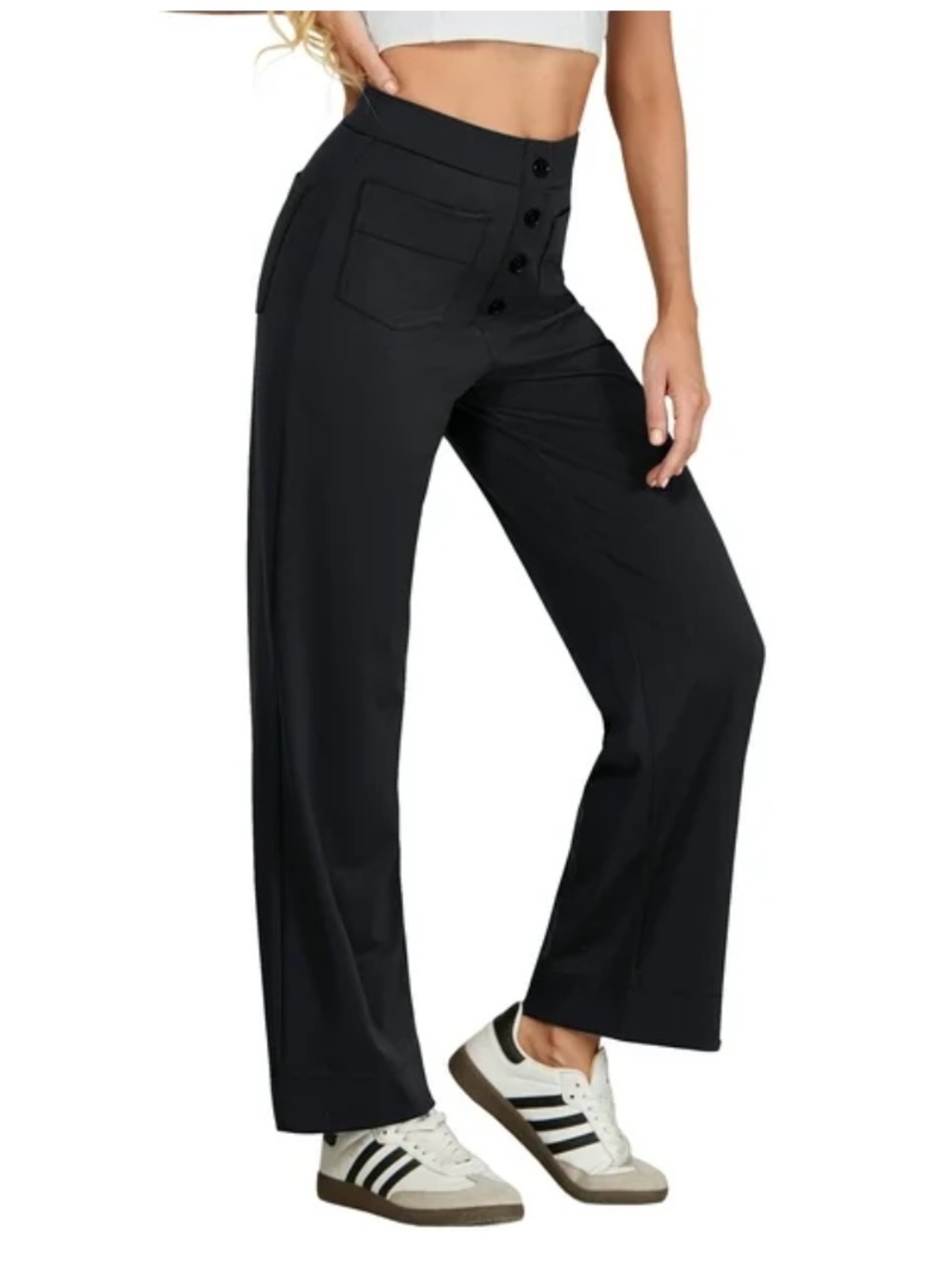 Tall Halara DayStretch High Waisted Pockets Straight Leg - Picture 3 of 3
